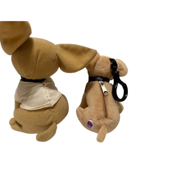 Taco Bell Chihuahua Plush Toys Set of 2 Collectible Vintage - Picture 3 of 7